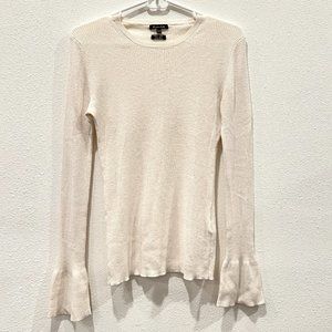 Massimo Dutti Wool Silk Ribbed Sweater